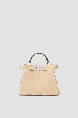 Fendi: Светлая сумка  Peekaboo ISeeU