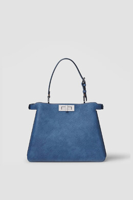 Fendi: Синяя сумка  Peekaboo
