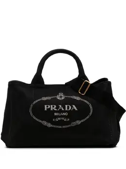 Prada Pre-Owned: Чёрная сумка 