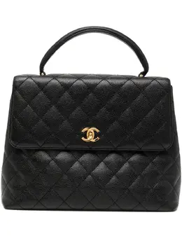 CHANEL Pre-Owned: Чёрная сумка 