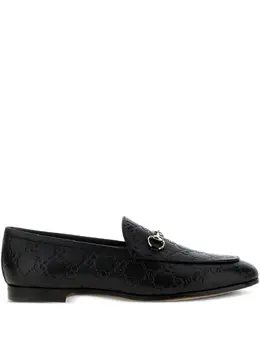 Gucci: Чёрные лоферы  Jordaan GG