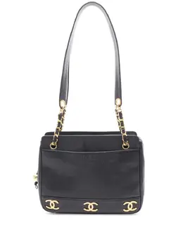 CHANEL Pre-Owned: Чёрная сумка 