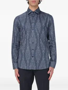ETRO: Голубая рубашка 