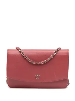 CHANEL Pre-Owned: Красный кошелёк 