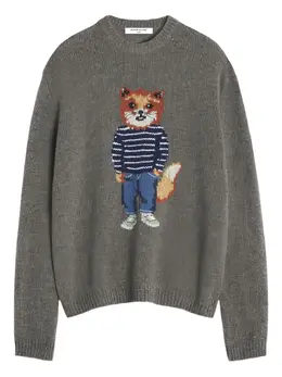 Maison Kitsuné: Трикотажный свитер 