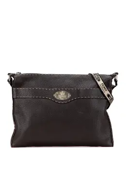 Fendi Pre-Owned: Коричневая сумка через плечо 
