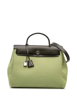 Hermès Pre-Owned: Зелёная сумка 