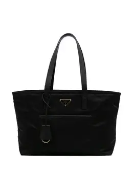 Prada Pre-Owned: Чёрная сумка-шоппер 