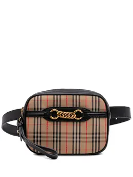 Burberry Pre-Owned: Коричневая поясная сумка 