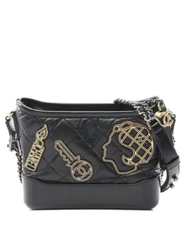 CHANEL Pre-Owned: Чёрная сумка через плечо 