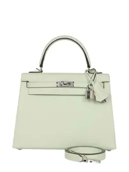 Hermès Pre-Owned: Зелёная сумка-шоппер 
