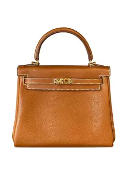 Hermès Pre-Owned: Коричневая сумка-шоппер 