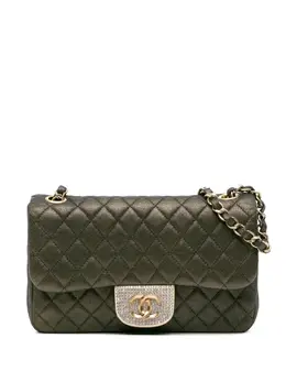 CHANEL Pre-Owned: Коричневая сумка через плечо 