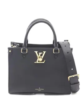 Louis Vuitton Pre-Owned: Чёрная сумка-шоппер 