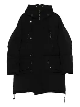 Yohji Yamamoto Pre-Owned: Пальто с капюшоном 