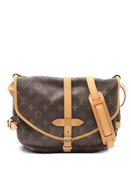 Louis Vuitton Pre-Owned: Коричневая сумка 