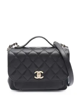 CHANEL Pre-Owned: Чёрная сумка 