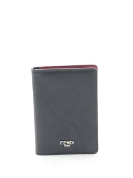 Fendi Pre-Owned: Чёрный картхолдер 