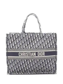 Christian Dior Pre-Owned: Голубая сумка-шоппер 