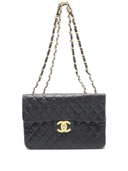 CHANEL Pre-Owned: Чёрная сумка 