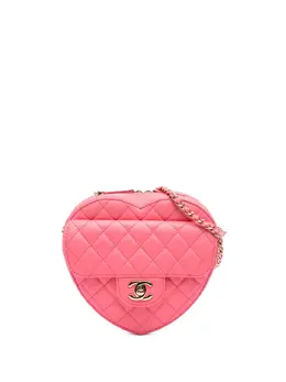 CHANEL Pre-Owned: Розовая сумка через плечо 