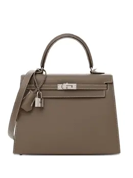 Hermès Pre-Owned: Коричневая сумка-шоппер 