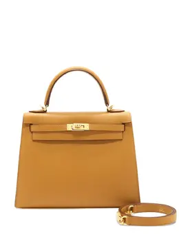 Hermès Pre-Owned: Коричневая сумка-шоппер 