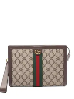 Gucci Pre-Owned: Бежевый клатч 