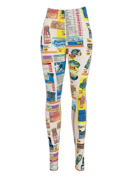 Moschino Pre-Owned: Белые легинсы 
