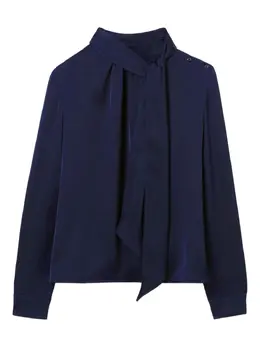 Claudie Pierlot: Блуза с бантом 