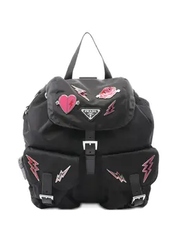 Prada Pre-Owned: Чёрный рюкзак 