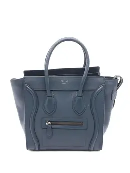 Celine Pre-Owned: Синяя сумка-шоппер 