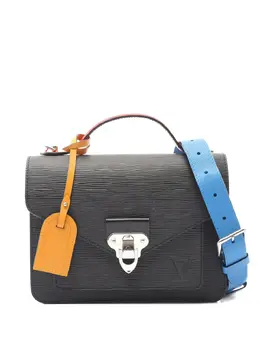 Louis Vuitton Pre-Owned: Чёрная сумка-шоппер 