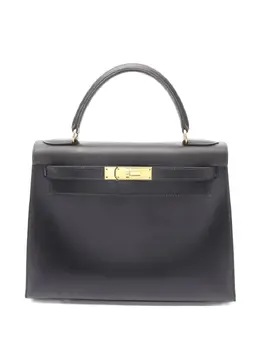 Hermès Pre-Owned: Чёрная сумка-шоппер 