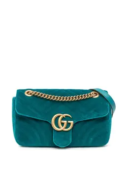 Gucci Pre-Owned: Голубая сумка 