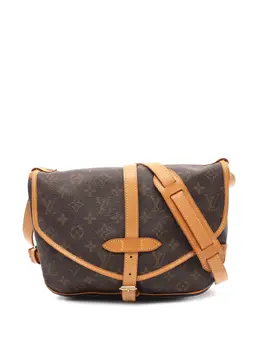 Louis Vuitton Pre-Owned: Коричневая сумка через плечо 