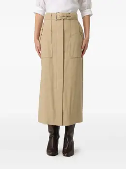 Alberta Ferretti: Юбка с карманами 