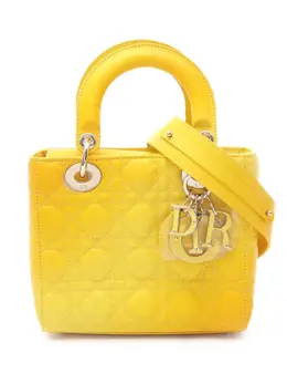 Christian Dior Pre-Owned: Жёлтая сумка 