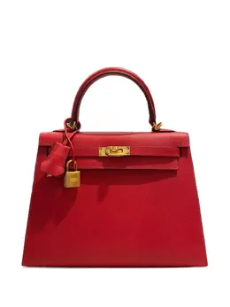 Hermès Pre-Owned: Красная сумка-шоппер 