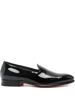 Santoni: Чёрные туфли 