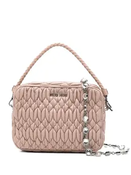 Miu Miu: Бежевая сумка 