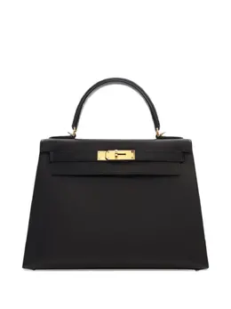 Hermès Pre-Owned: Чёрная сумка-шоппер 