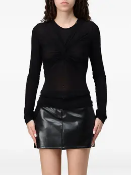 Elisabetta Franchi: Чёрный топ 