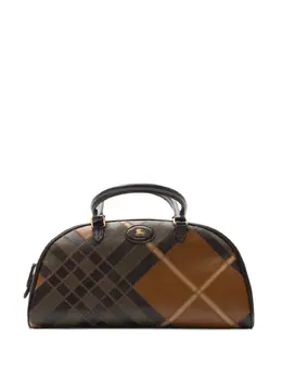 Burberry: Коричневая сумка-шоппер 