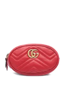 Gucci Pre-Owned: Красная поясная сумка 