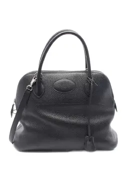 Hermès Pre-Owned: Чёрная сумка-шоппер 