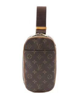 Louis Vuitton Pre-Owned: Коричневая сумка через плечо 