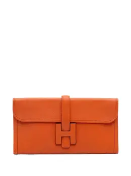 Hermès Pre-Owned: Оранжевый клатч 