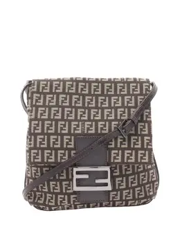 Fendi Pre-Owned: Коричневая сумка через плечо 