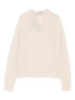 Max Mara: Бежевый свитер 